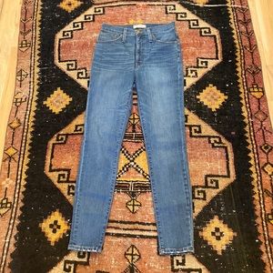 Madewell 11” high rise skinny 26